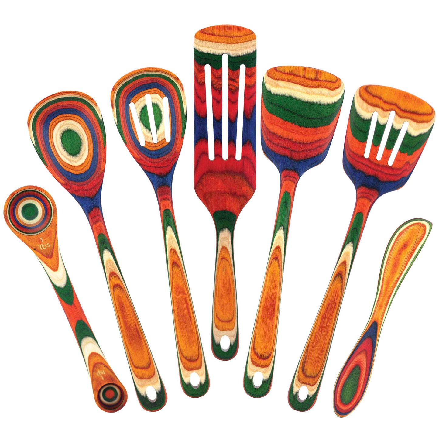 Baltique Marrakesh Collection 7 Piece Cooking Utensil Set Safe for Nonstick