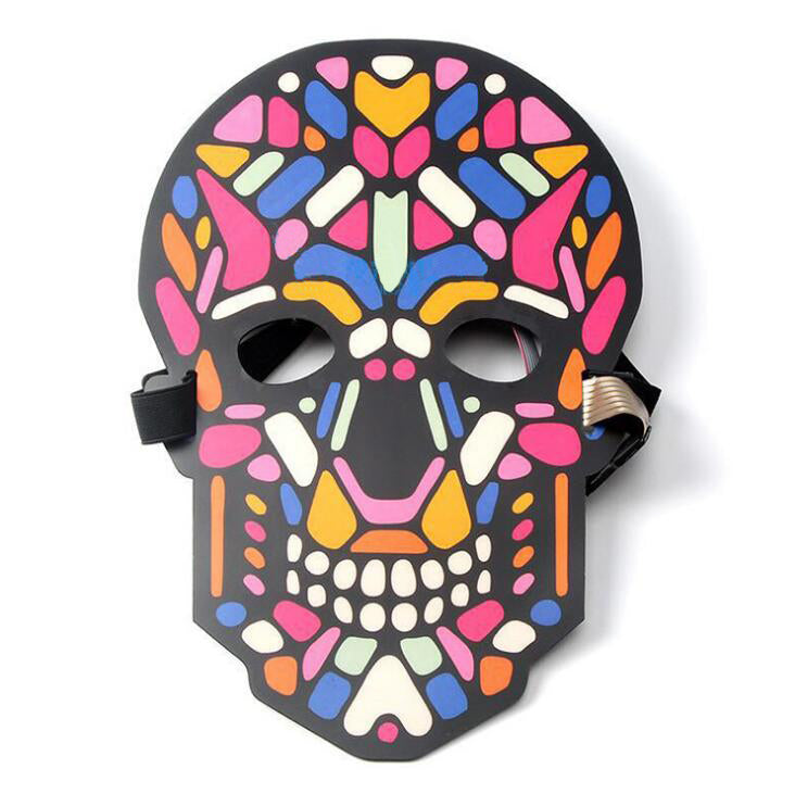 LED Light-Up Masquerade Party Mask
