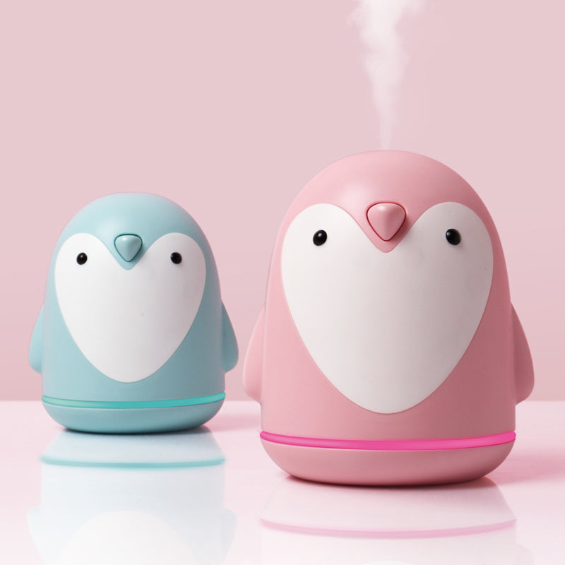 Cute Penguin USB Aromatherapy Humidifier with LED Light