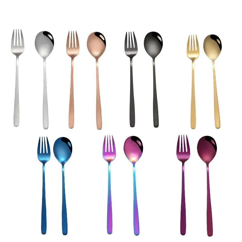 4-Piece Long Handle Stainless Steel Utensil Set