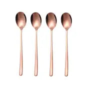 4-Piece Long Handle Stainless Steel Utensil Set