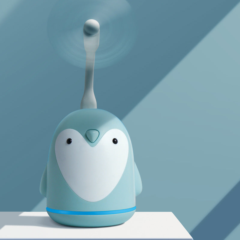 Cute Penguin USB Aromatherapy Humidifier with LED Light