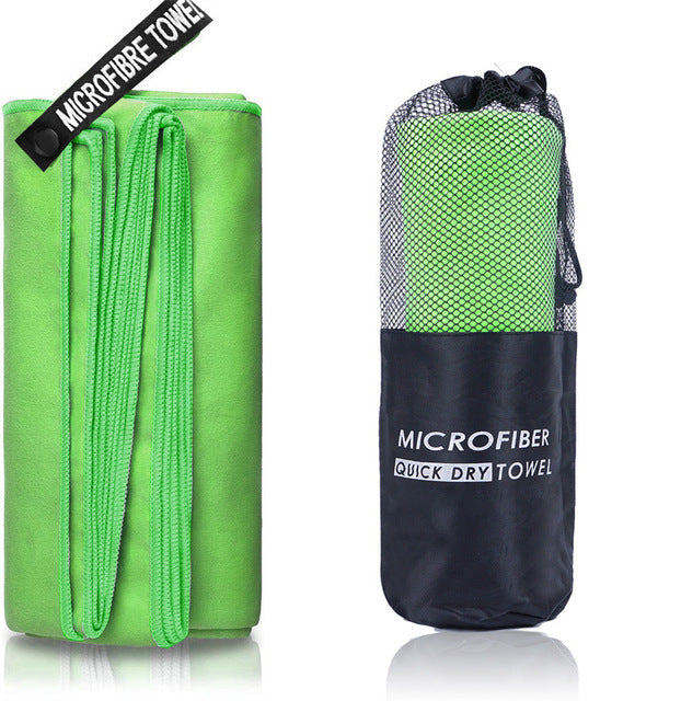 Schnelltrocknendes dickes Mikrofaser-Fitnesshandtuch