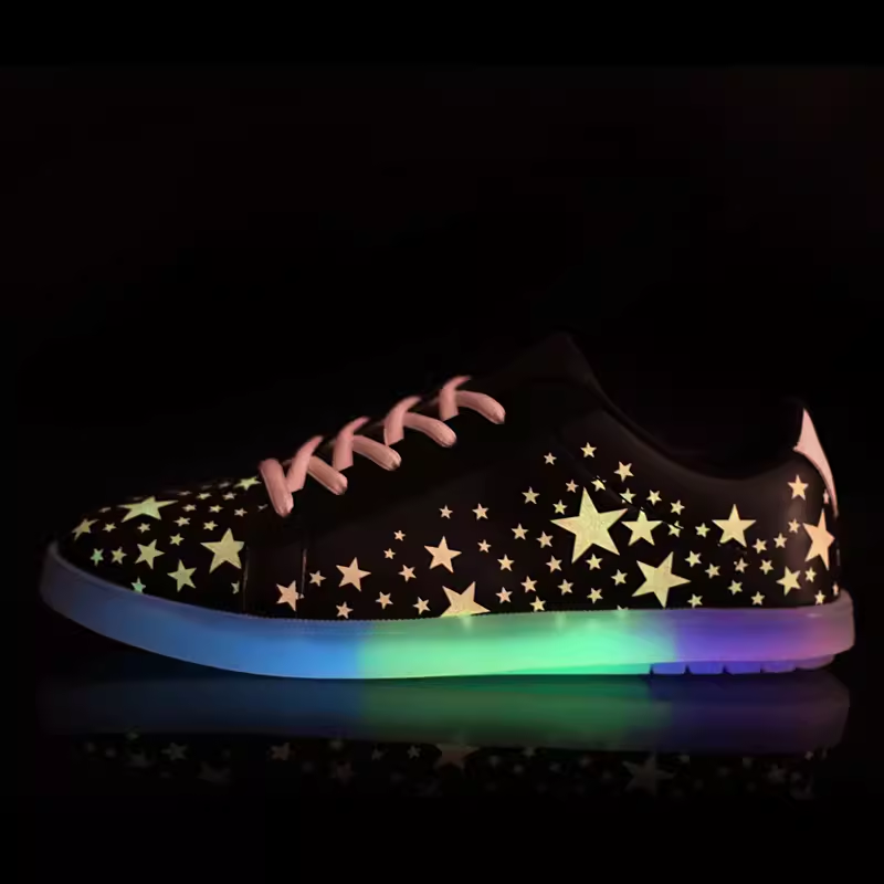 LED Light-Up Loafers Shoes