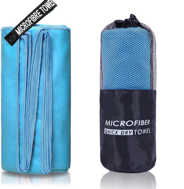 Schnelltrocknendes dickes Mikrofaser-Fitnesshandtuch